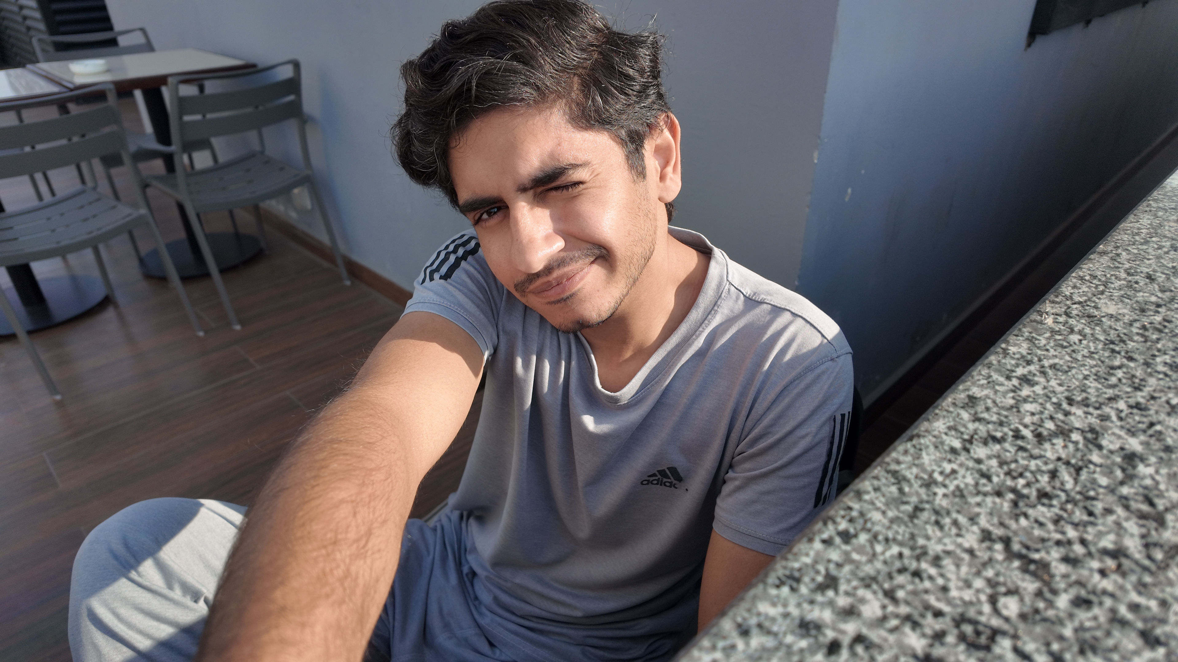 Waseem Nasir during a project launch